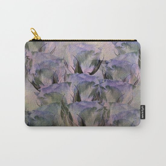 Glamorous Lavender Roses Abstract Carry-All Pouch