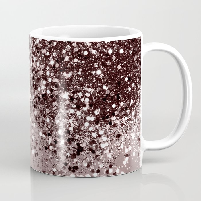 Sparkling Mauve Lady Glitter #1 (Faux Glitter) #shiny #decor #art #society6 Coffee Mug