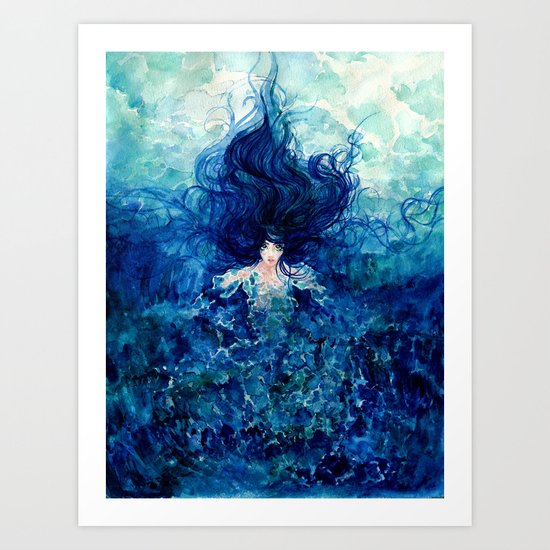 Sky From The Sea Art Print