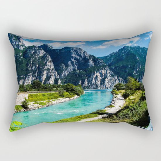 A River Runs Through It II Rectangular Pillow