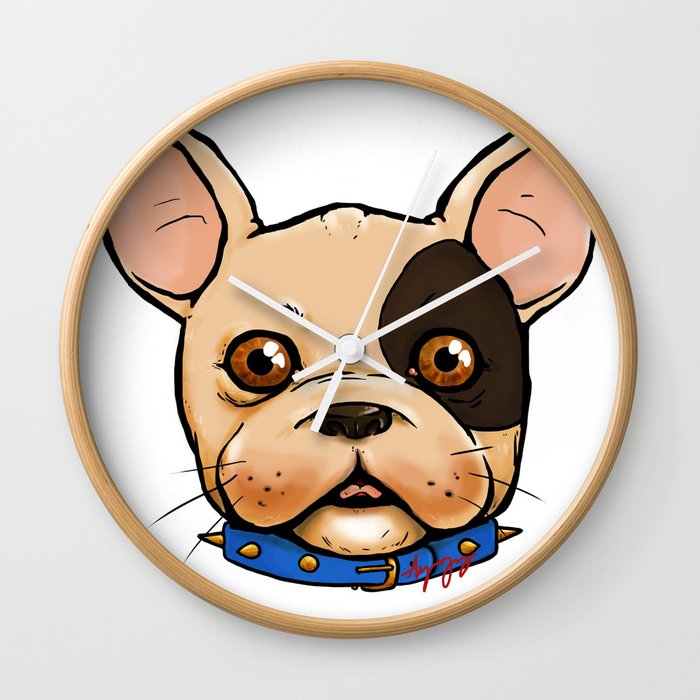 Frenchie Wall Clock