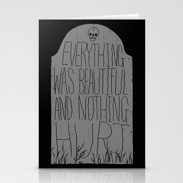 slaughterhouse V - everything was beautiful - vonnegut Stationery Cards