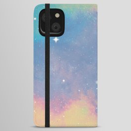Neon Galaxy iPhone Wallet Case