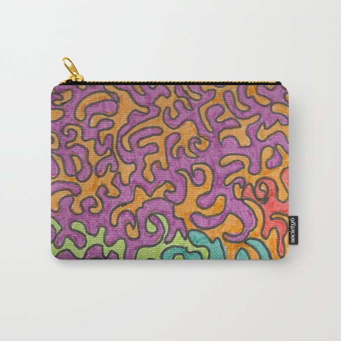 Swirly Brains Carry-All Pouch