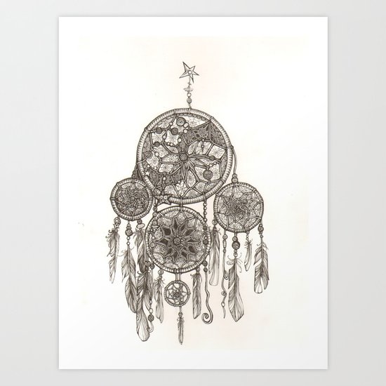 Dream Catcher Art Print