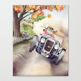 He was Toad once more - The Wind in the Willows - By Kenneth Grahame Canvas Print
