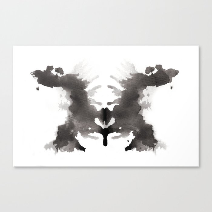 Rorschach test 3 Canvas Print