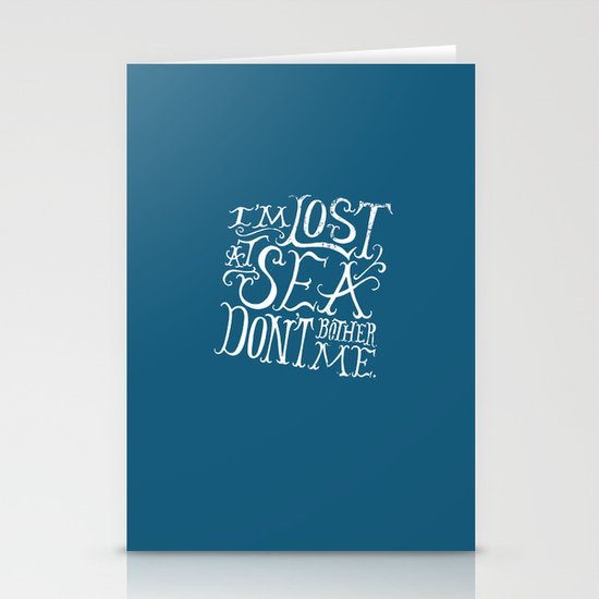 Lost at Sea Stationery Cards