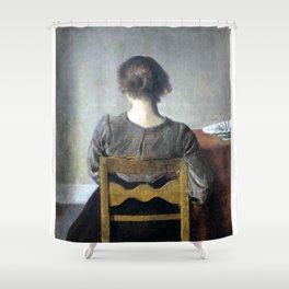 Wilhelm Hammershoi Rest Shower Curtain