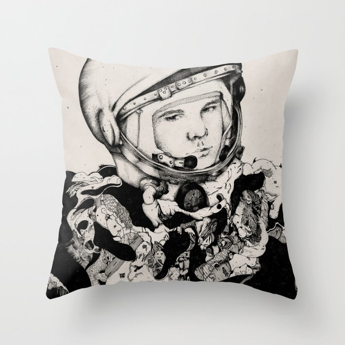 From Gagarin's Point Of View  Throw Pillow