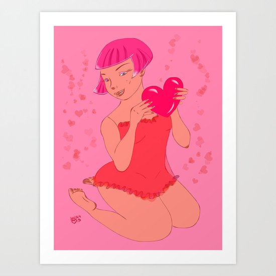 My heart belong to... Art Print
