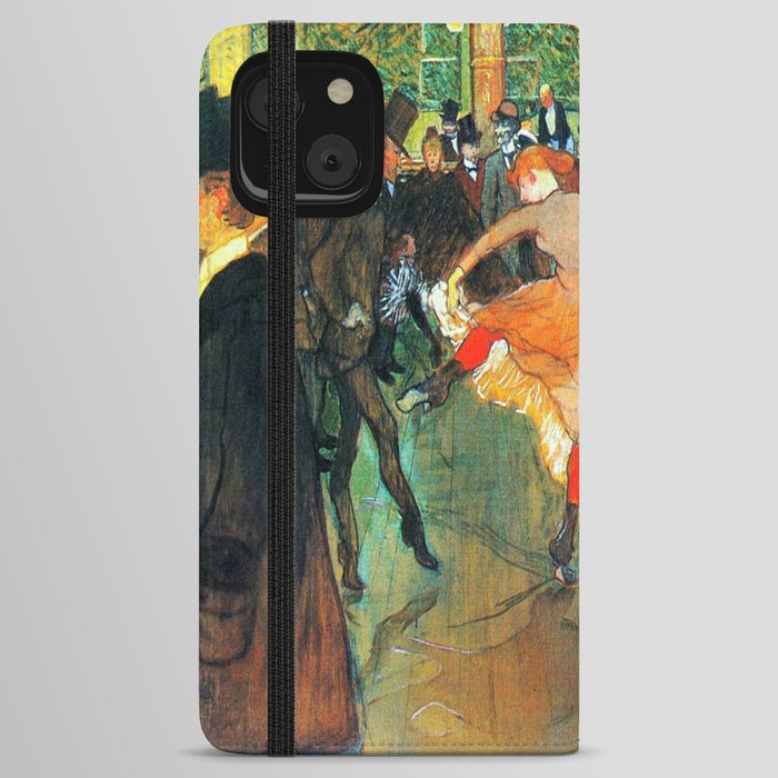 Henri de Toulouse-Lautrec - At the Moulin Rouge,The Dance ,1890 iPhone Wallet Case