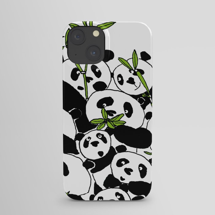 A Pandemonium of Pandas  iPhone Case