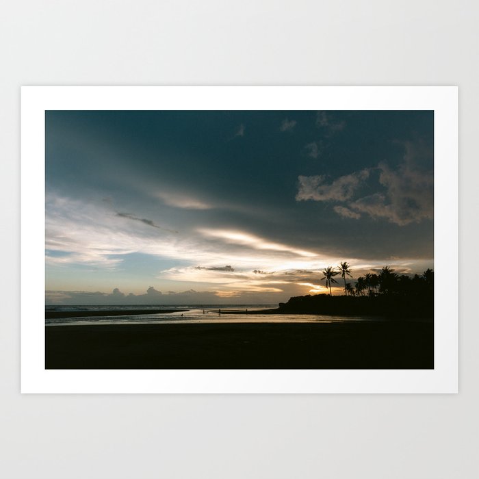 Bali Sunset || Indonesia, Travel Photography, Art Print Art Print