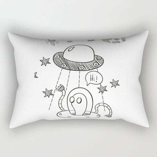 Alien Rectangular Pillow