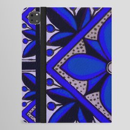 talavera mexican tile in blu iPad Folio Case