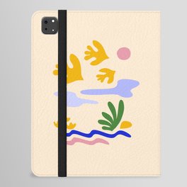 Flying Birds by the sea - Matisse cut-outs iPad Folio Case