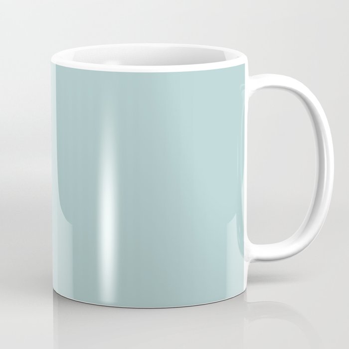 Pastel Blue Solid Color Hue Shade - Patternless Coffee Mug
