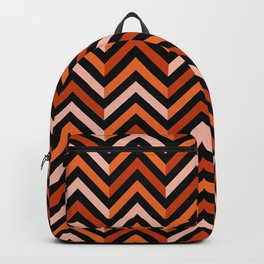 Sunset Chevron Abstract Backpack