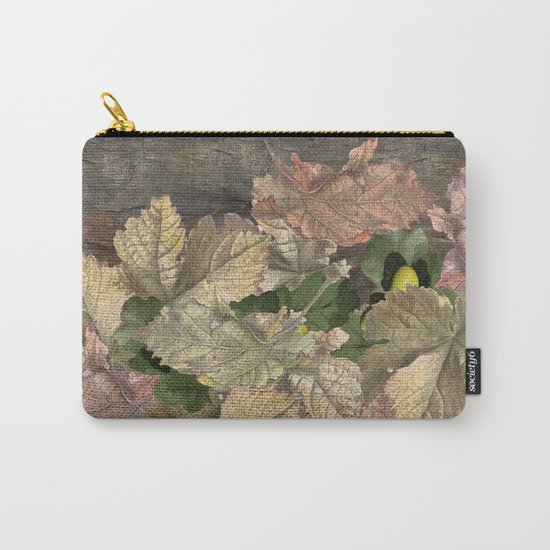 Acorns in Autumn Carry-All Pouch