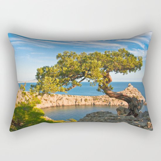 black sea coast Rectangular Pillow