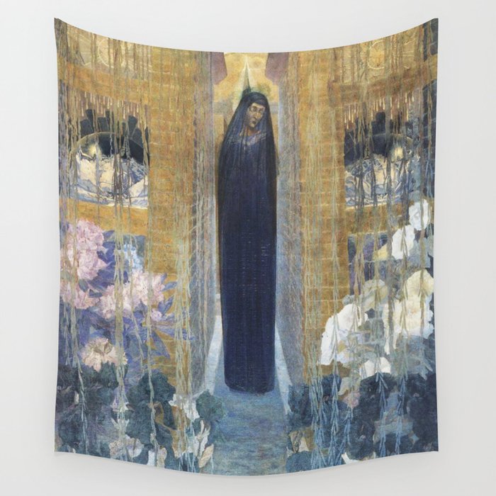  the pain - carlos schwabe Wall Tapestry