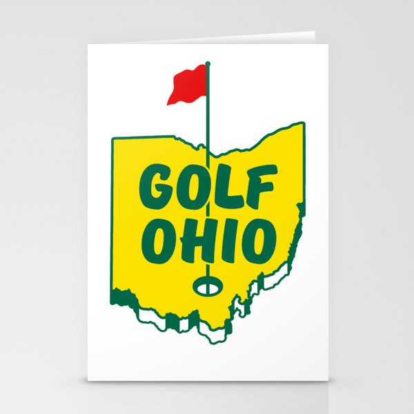 Golf Ohio Stationery Cards