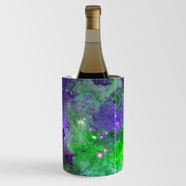 Colorful Cosmos | Dark Violet & Dark Green Wine Chiller