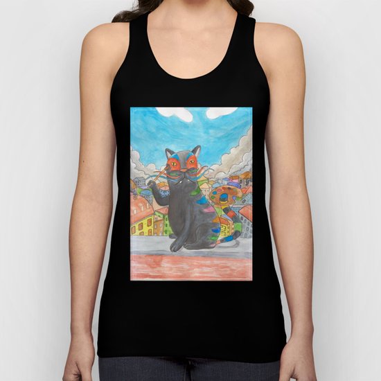 Cat Unisex Tank Top