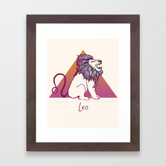 Leo Framed Art Print