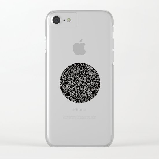 - burnt - Clear iPhone Case