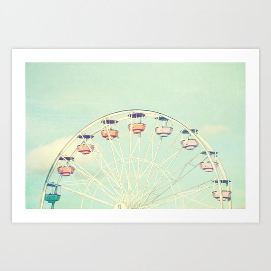 at the fair Art Print