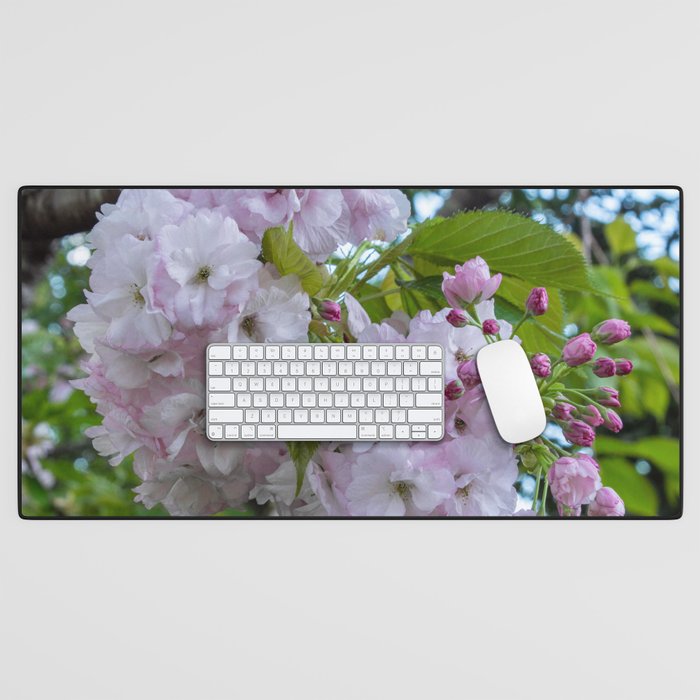 Cheery Blossoms Desk Mat