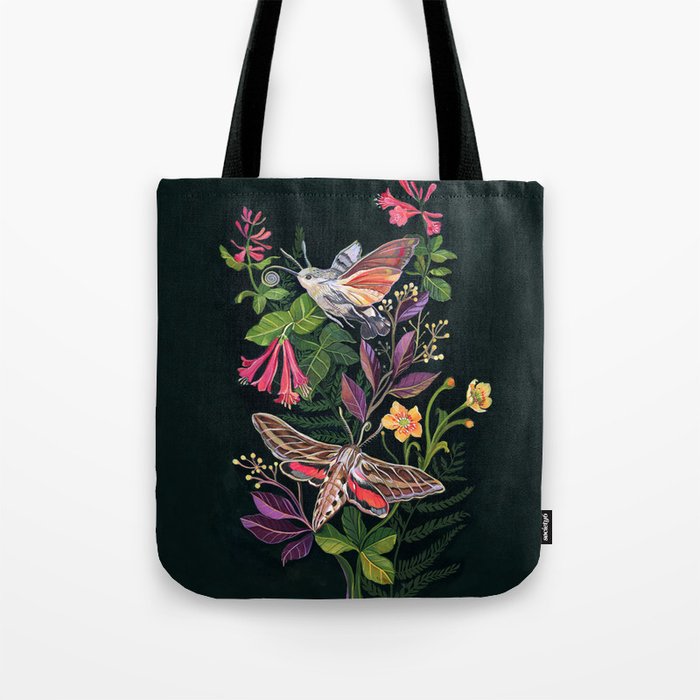 Hummingbird Moth Tote Bag