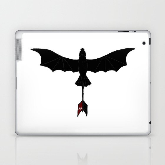 Black Toothless Laptop & iPad Skin