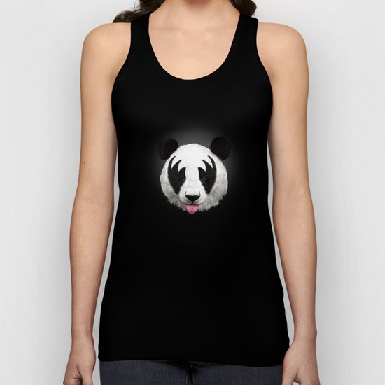 Kiss of a panda Unisex Tank Top