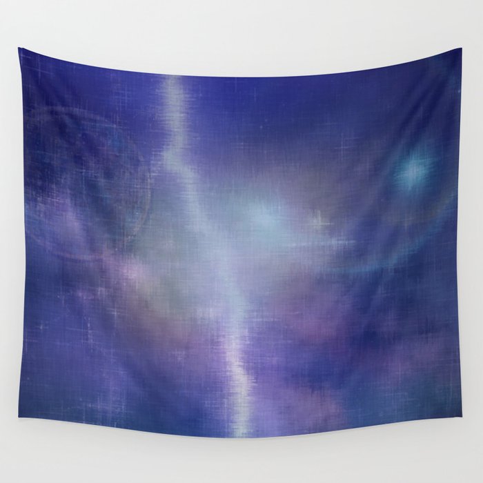 Into the Blue Wall Tapestry