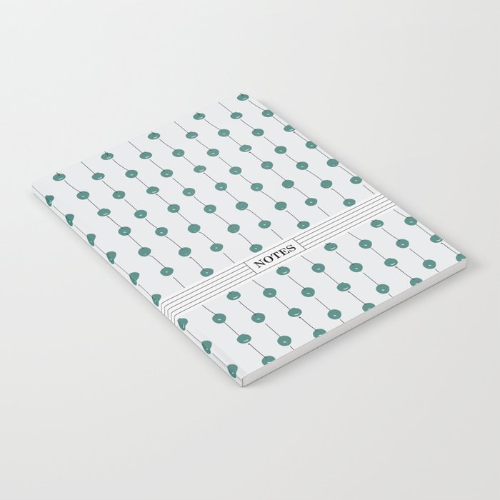 Elegant Dot and Chain Notebook