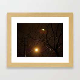 Streetlights Framed Art Print