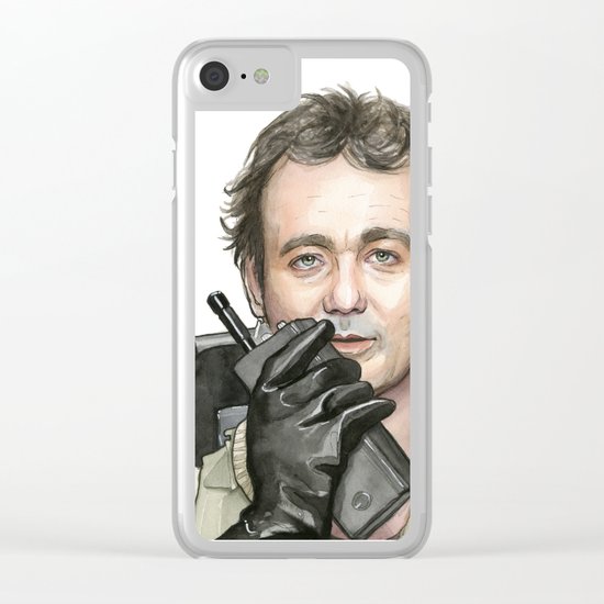 Bill Murray as Peter Venkman from Ghostbusters Clear iPhone Case