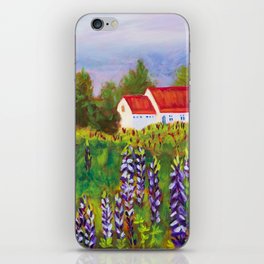 Lupines Sugar Hill New Hampshire iPhone Skin
