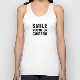 smile you're on camera Tank Top