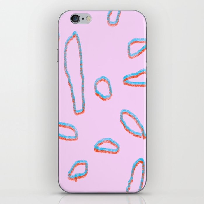 Abstraction Little Rocks glitch 3D  iPhone Skin