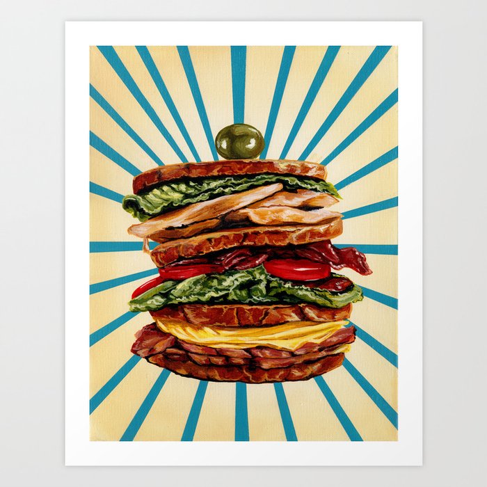 Sandwich Art Print