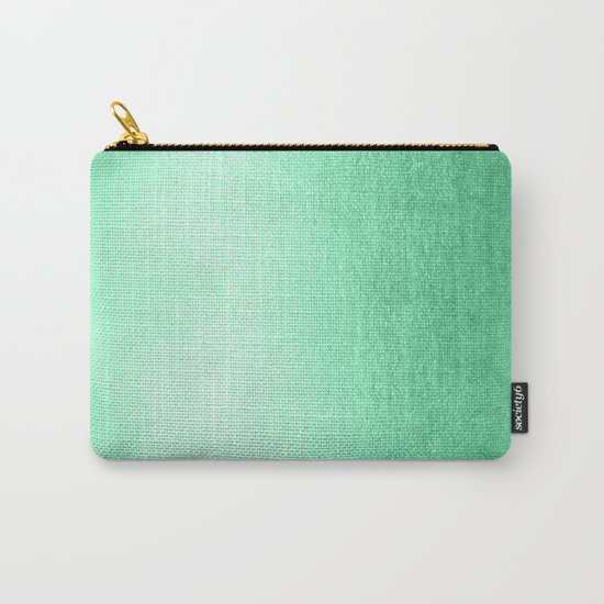 Mint Meringue Shimmer Carry-All Pouch
