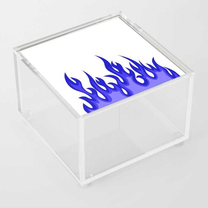 Blue Fire Acrylic Box