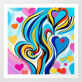 Beautiful Love #001 Art Print