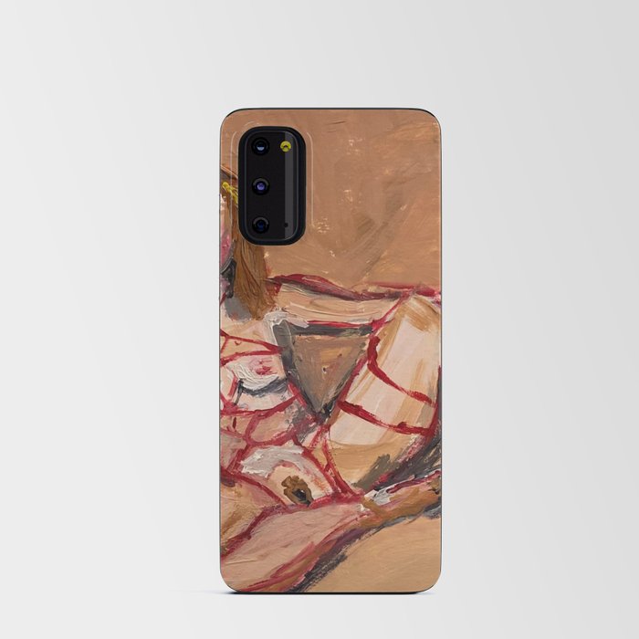 Woman in red rope Android Card Case