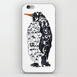 Penguin Huddle iPhone Skin