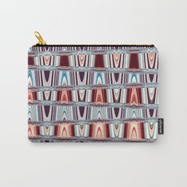 Purple And Pink Line Art Abstract #12 Carry-All Pouch